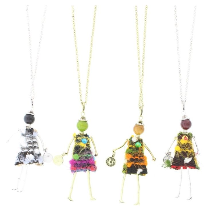 LONG NECKLACE DOLL PENDANT 2