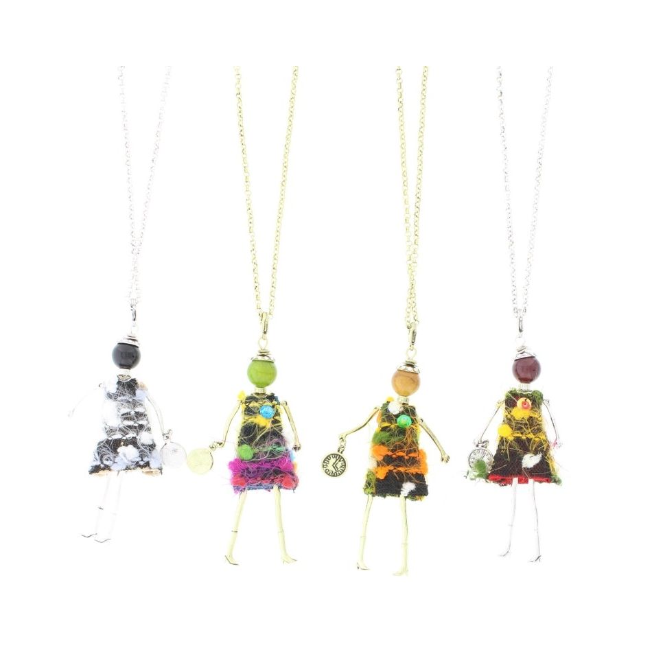 COLLAR LARGO COLGANTE MUÑECA