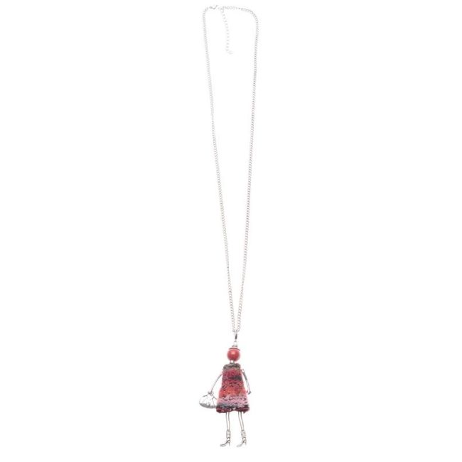 LONG NECKLACE DOLL PENDANT