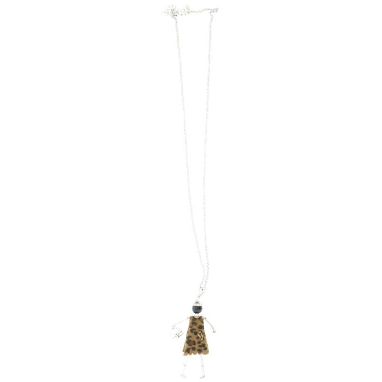 LONG NECKLACE DOLL PENDANT