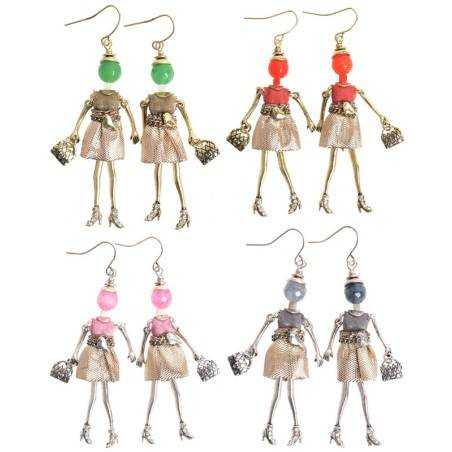 DOLL PENDANT EARRINGS