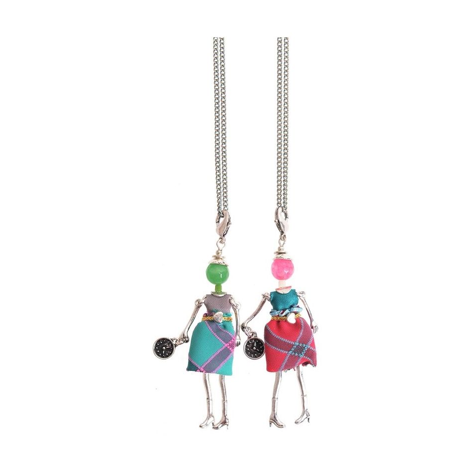 LONG PENDANT NECKLACE MINI DOLL
