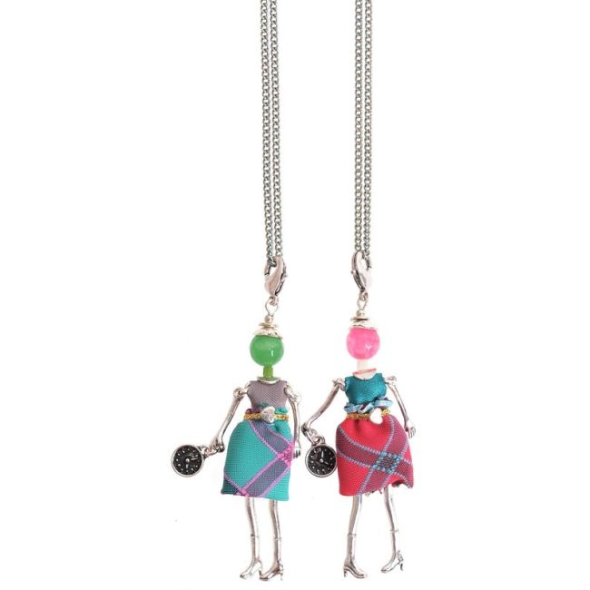 LONG PENDANT NECKLACE MINI DOLL