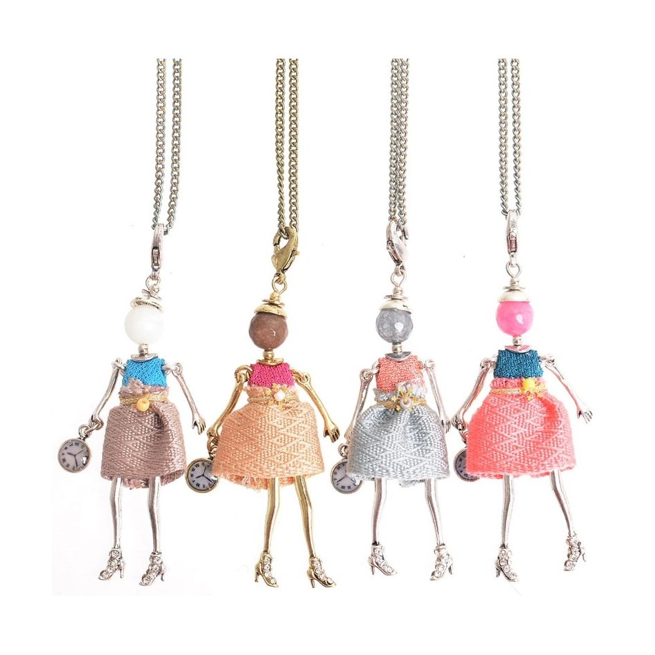 PENDANT DOLL SHORT NECKLACE