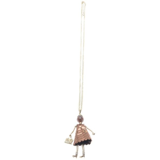 LONG NECKLACE DOLL PENDANT