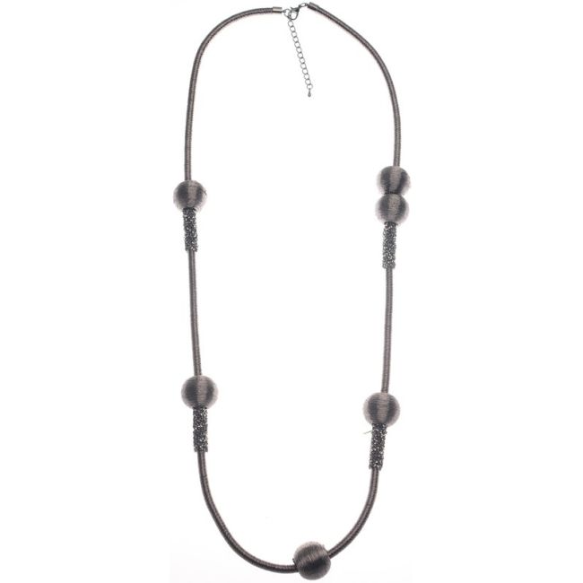 LONG NECKLACE WITH BALL BEADS