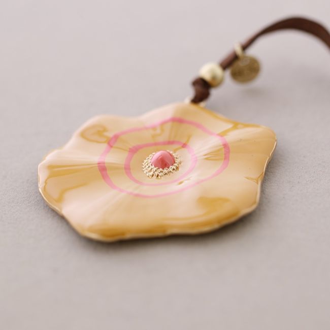 COLLAR FLOR METAL ESMALTE
