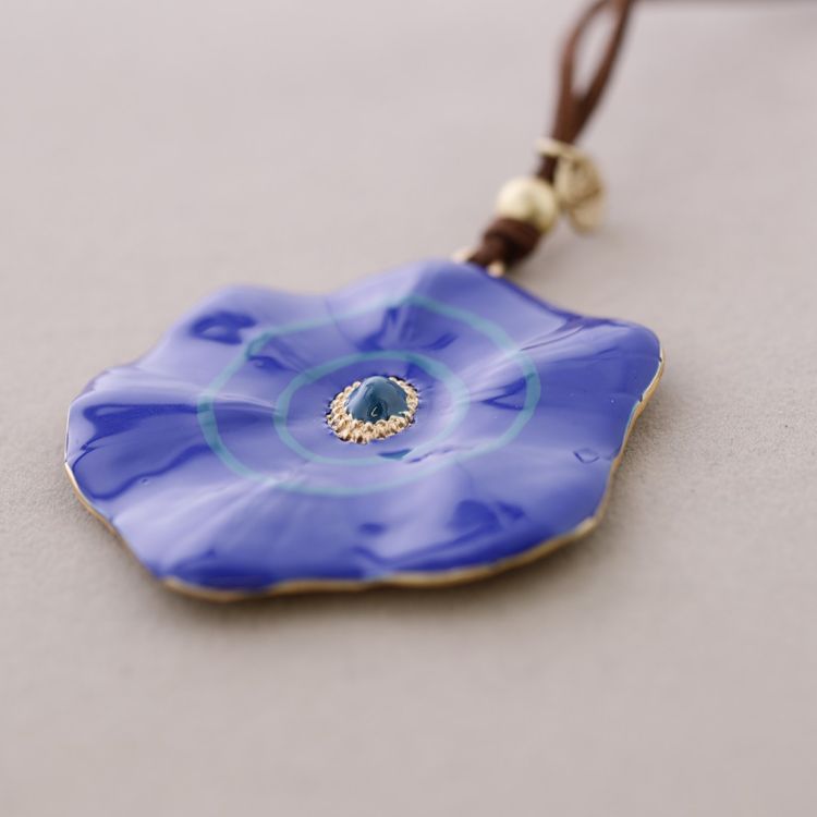 COLLAR FLOR METAL ESMALTE