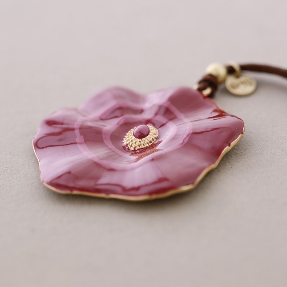 COLLAR FLOR METAL ESMALTE