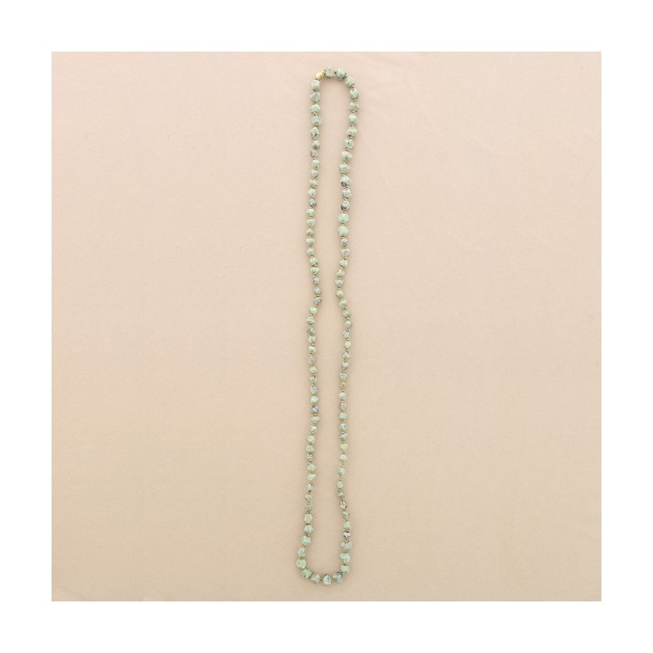 LONG RESIN BEADS NECKLACE