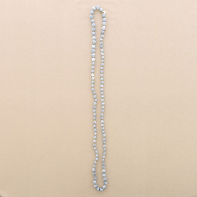 COLLAR LARGO CUENTAS RESINA
