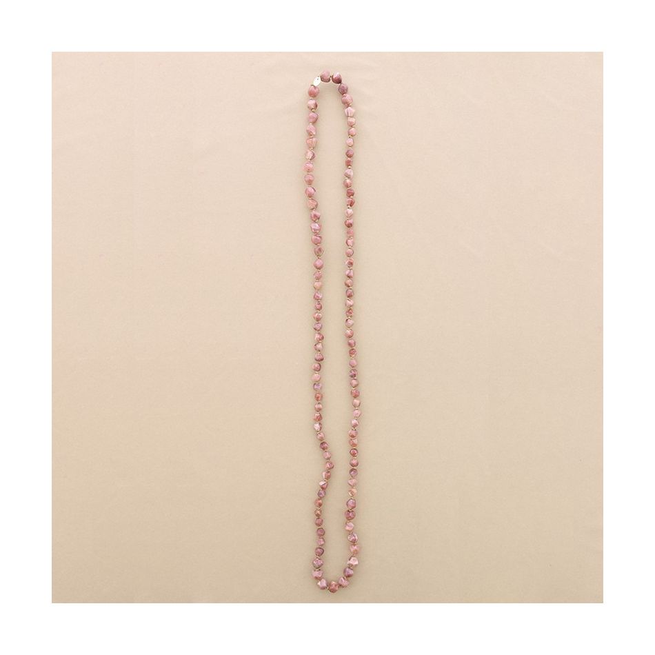 COLLAR LARGO CUENTAS RESINA