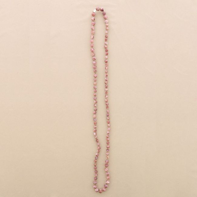COLLAR LARGO CUENTAS RESINA