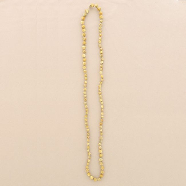 LONG RESIN BEADS NECKLACE