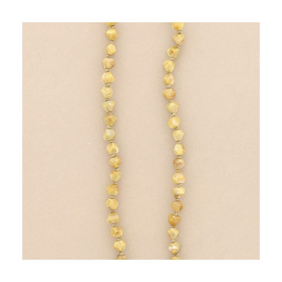 COLLAR LARGO CUENTAS RESINA