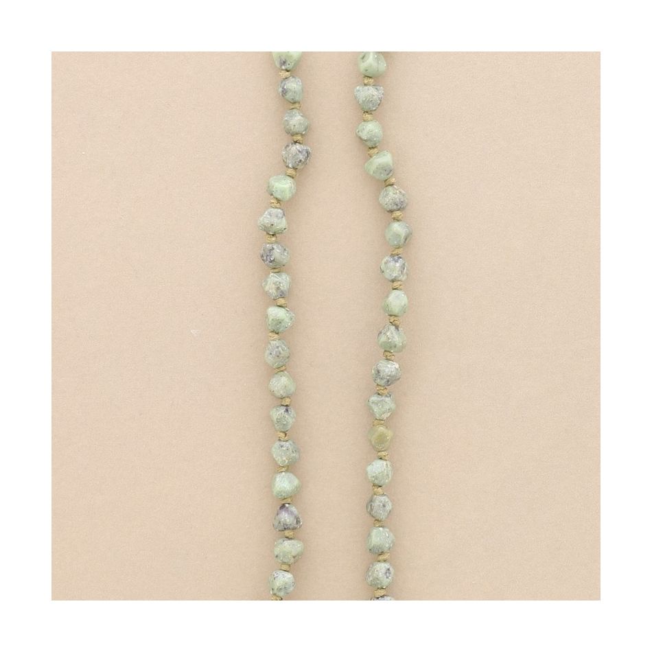COLLAR LARGO CUENTAS RESINA