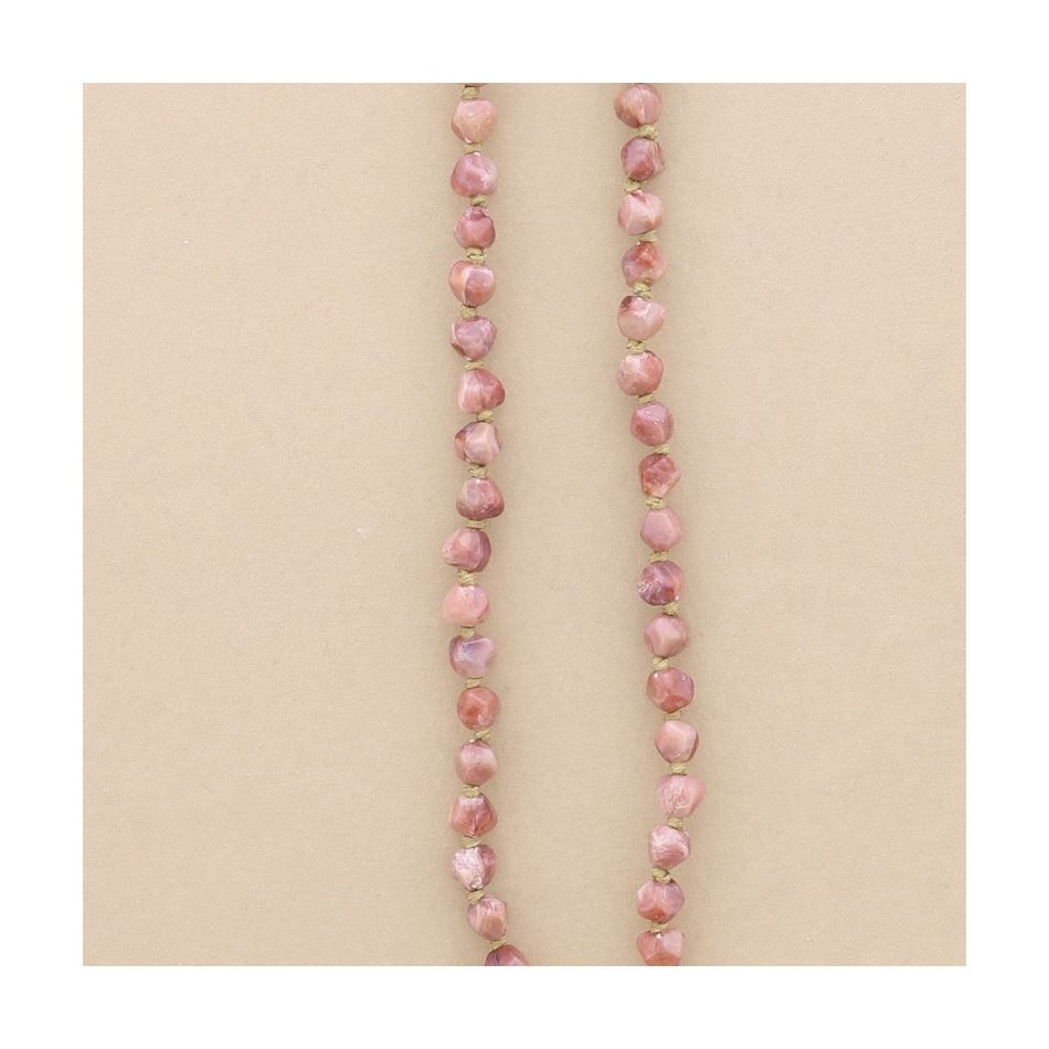 COLLAR LARGO CUENTAS RESINA