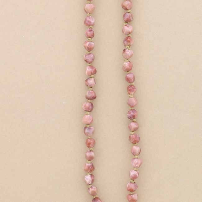 LONG RESIN BEADS NECKLACE