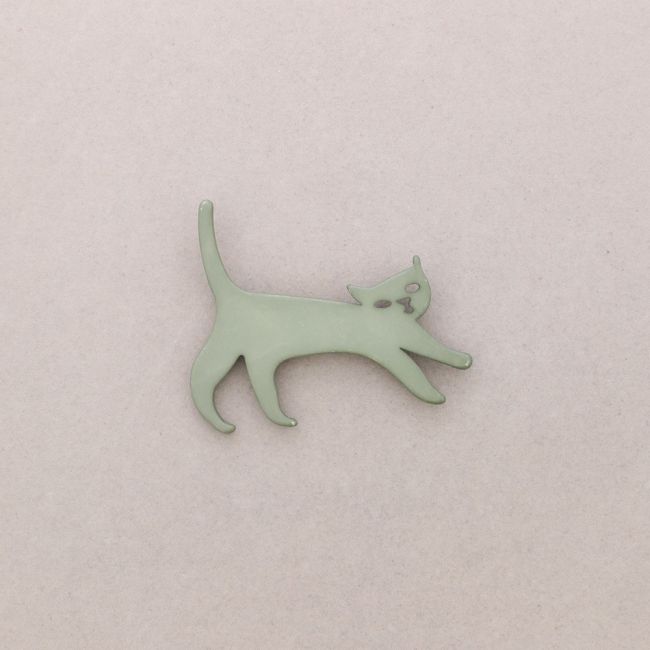 BROCHE GATITO RESINA