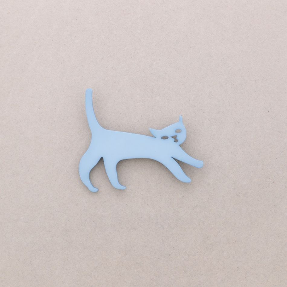RESIN CAT BROOCH