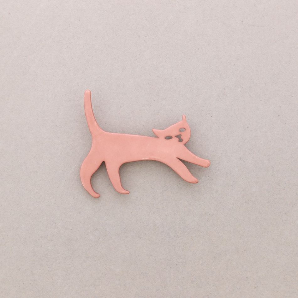 BROCHE GATITO RESINA