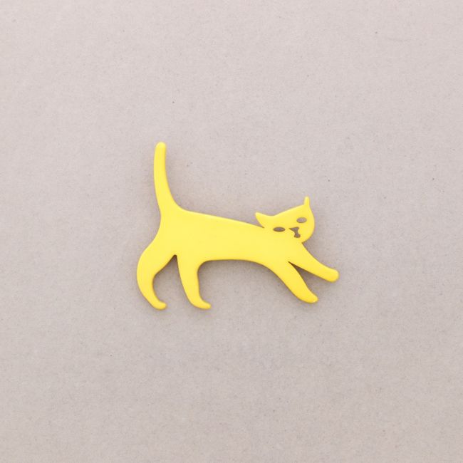 BROCHE GATITO RESINA