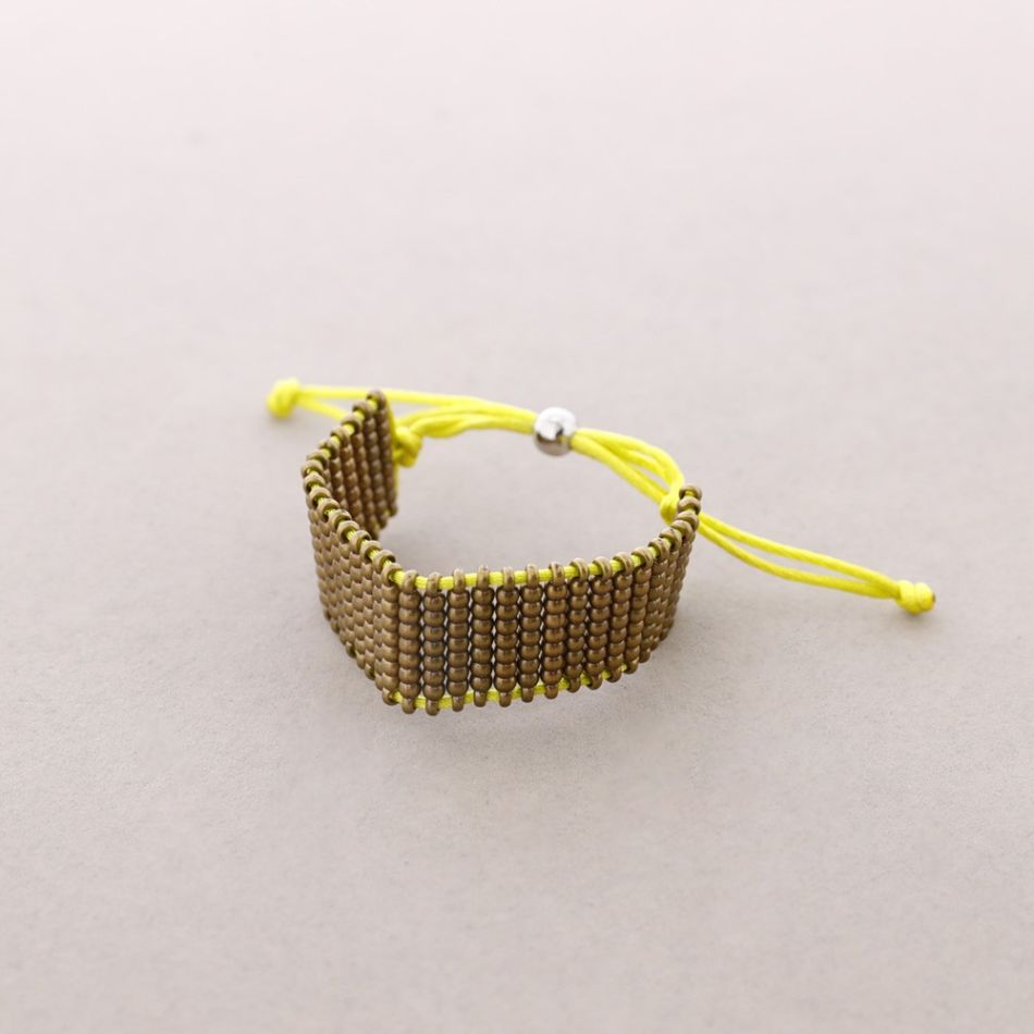 MULTI-ROW METAL BEADS BRACELET
