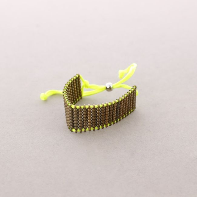 MULTI-ROW METAL BEADS BRACELET