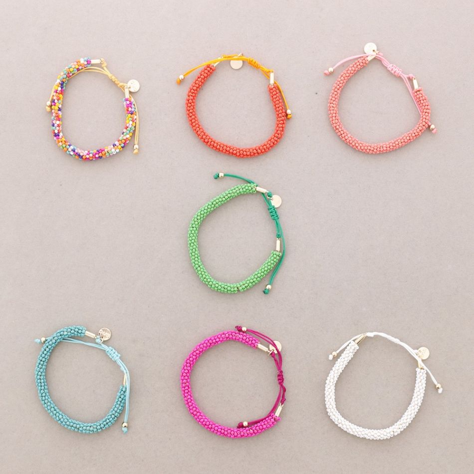 MACRAME BEAD BRACELET
