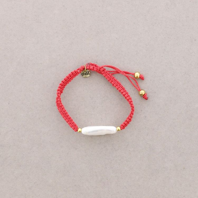 CULTURED PEARL MACRAME BRACELET 2