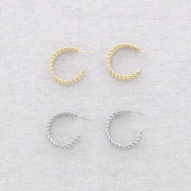 PENDIENTES ACERO TRIPLE ARO