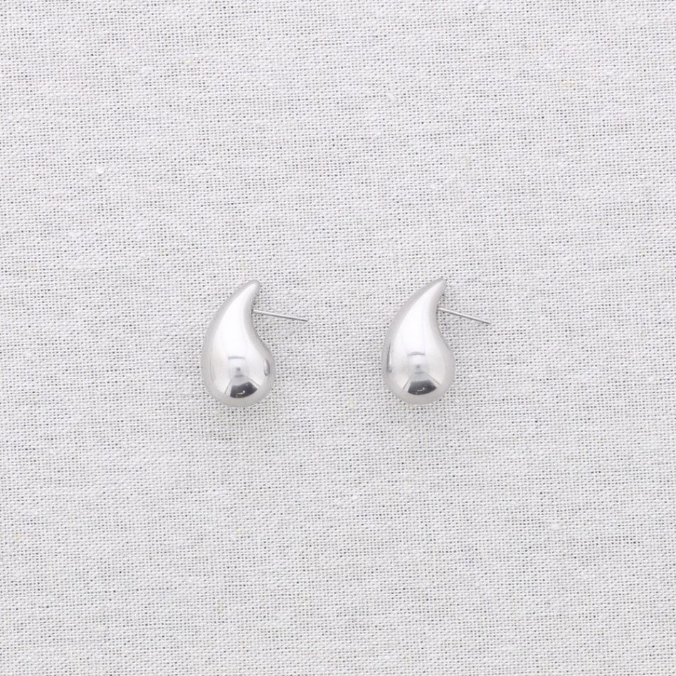STEEL DROP EARRINGS