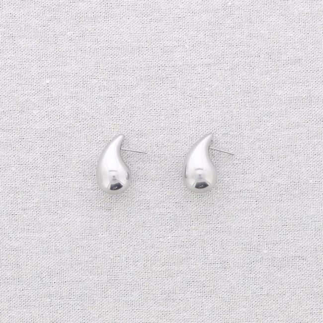 PENDIENTES ACERO GOTA
