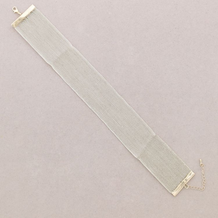 WIDE MESH CHOKER 4CM 2