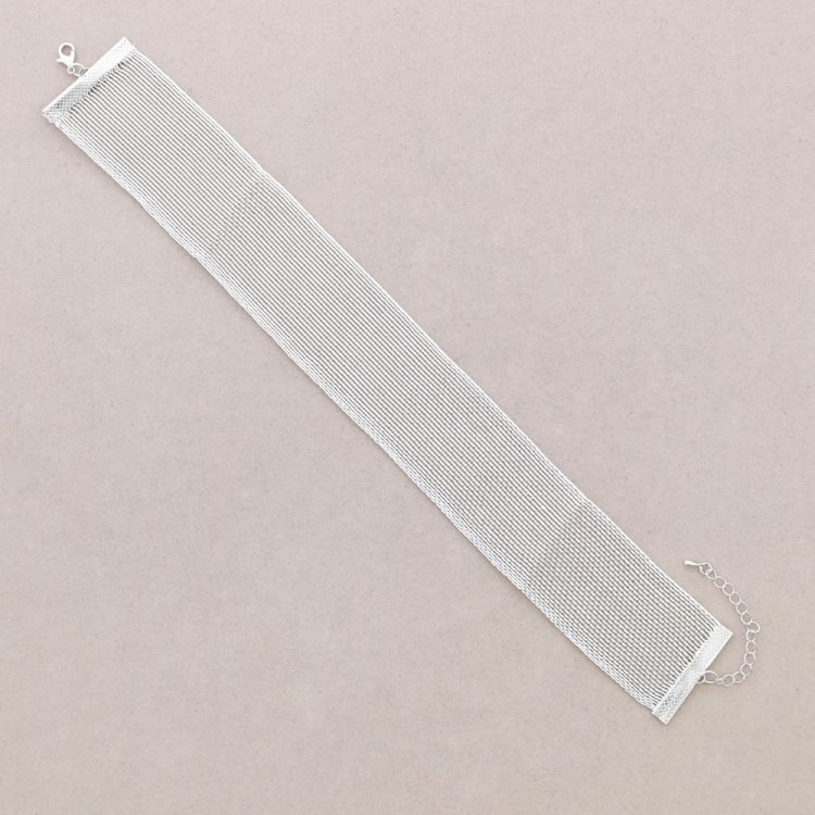 WIDE MESH CHOKER 4CM