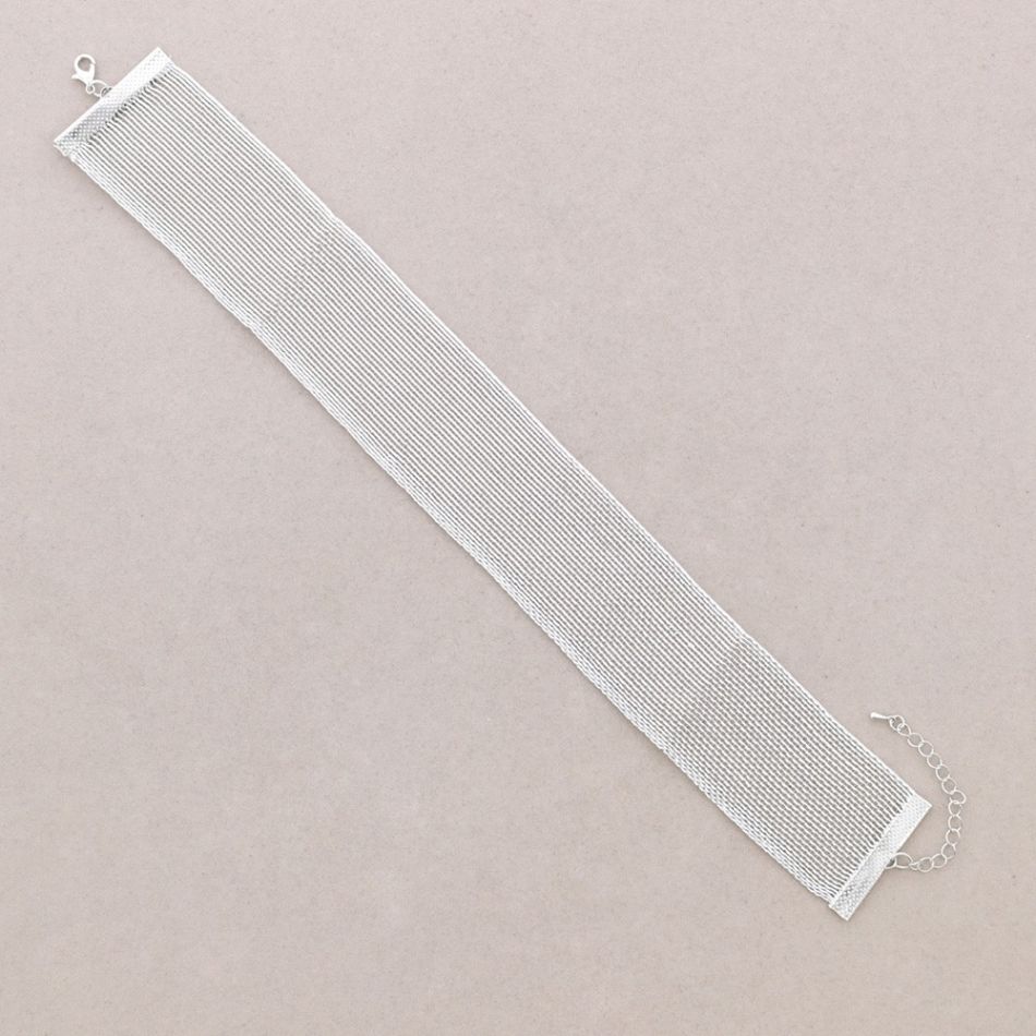 WIDE MESH CHOKER 4CM