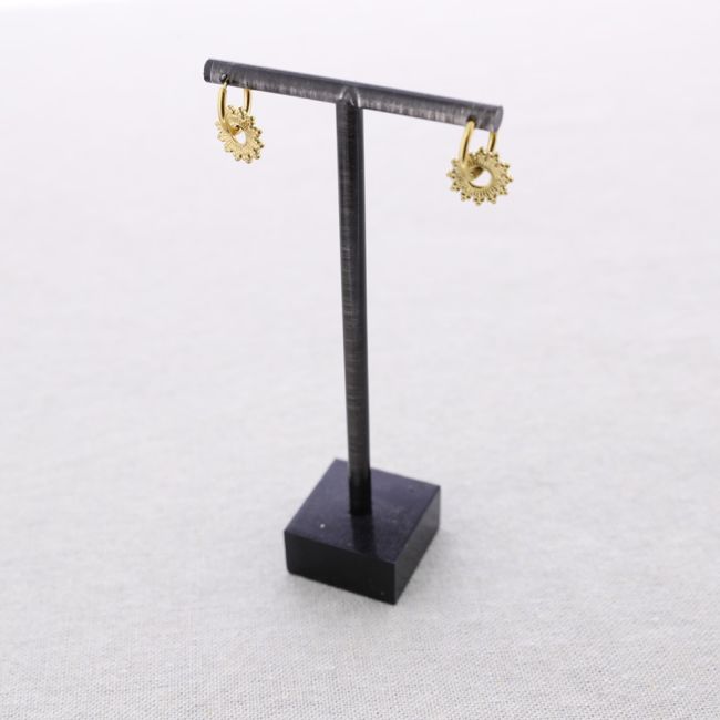PENDIENTES ACERO ARO COLGANTE