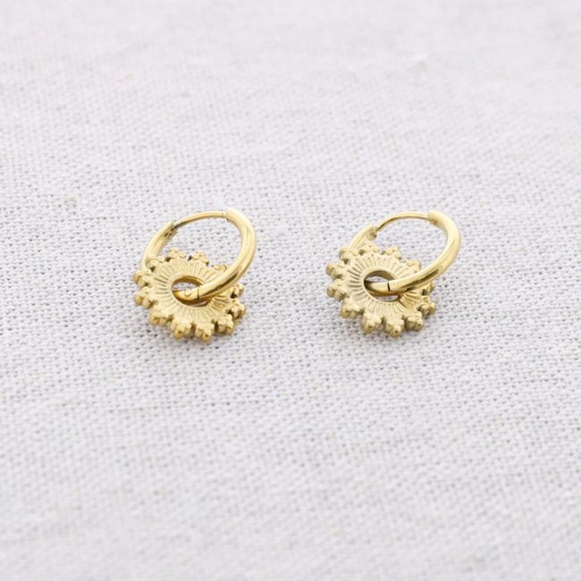 PENDIENTES ACERO ARO COLGANTE