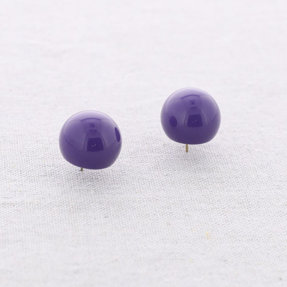 PENDIENTES ACERO FORMA REDONDEADA