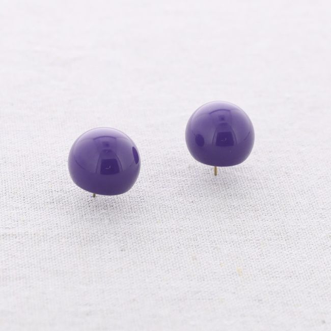 ROUNDED STEEL EARRINGS