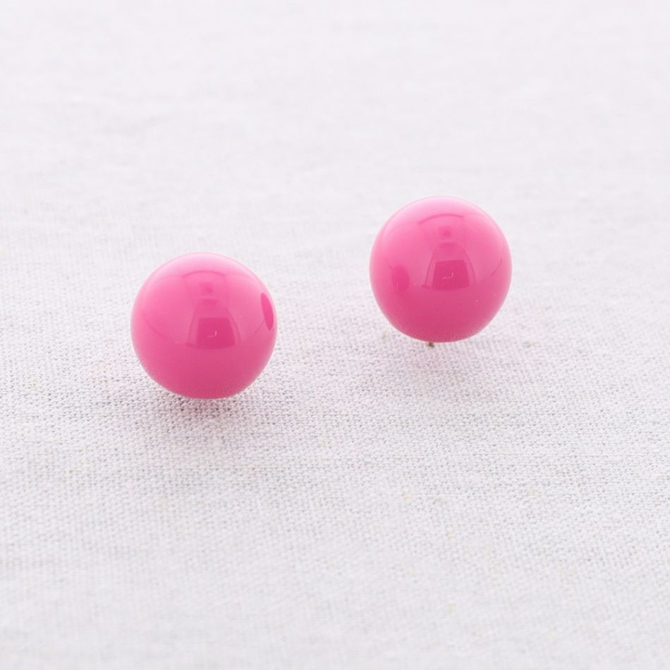 ROUNDED STEEL EARRINGS