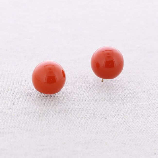 ROUNDED STEEL EARRINGS