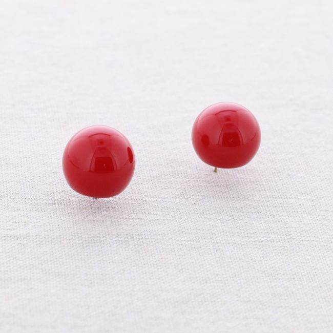 ROUNDED STEEL EARRINGS