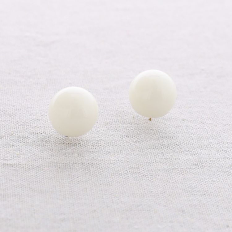 PENDIENTES ACERO FORMA REDONDEADA 2