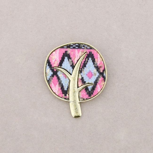 BROCHE METAL ESTAMPADO