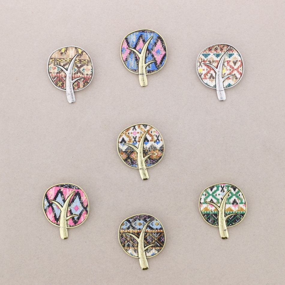 BROCHE METAL ESTAMPADO