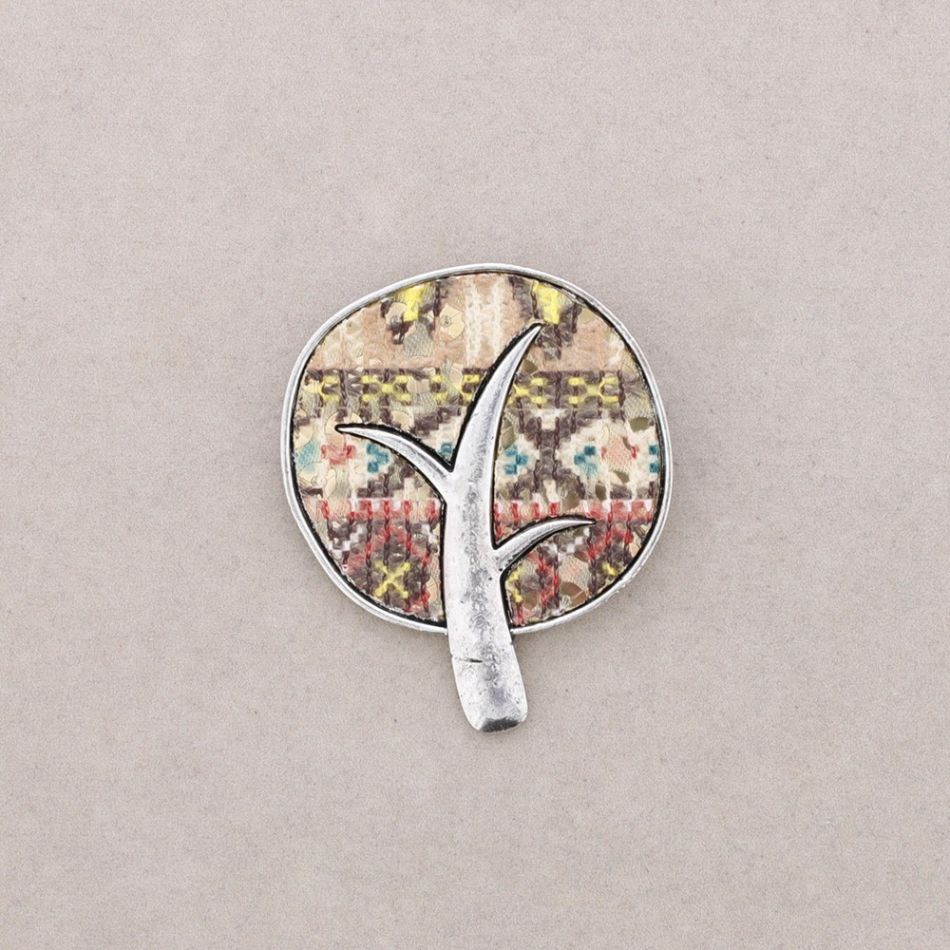 BROCHE METAL ESTAMPADO