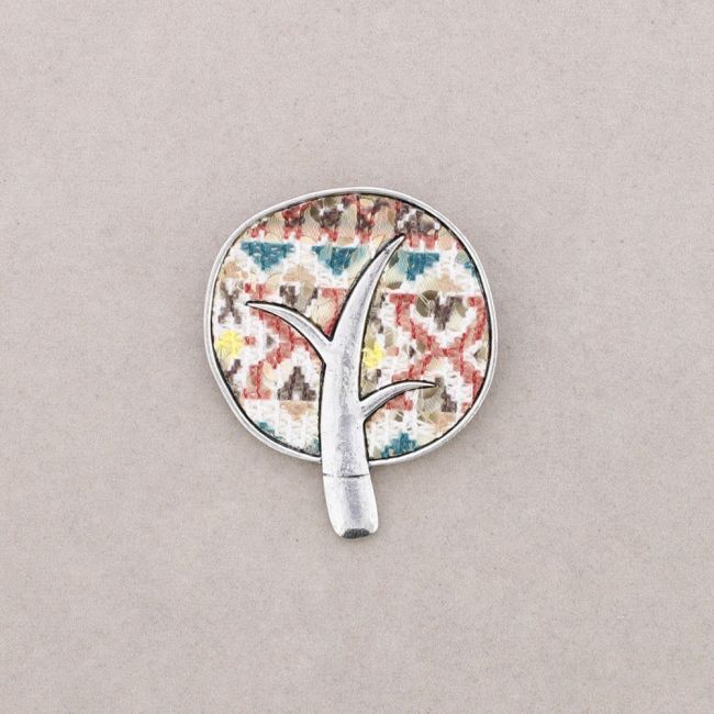 BROCHE METAL ESTAMPADO