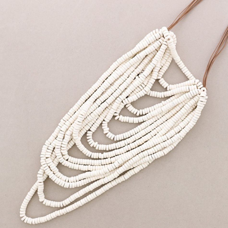 COLLAR BABERO CUENTAS MADERA