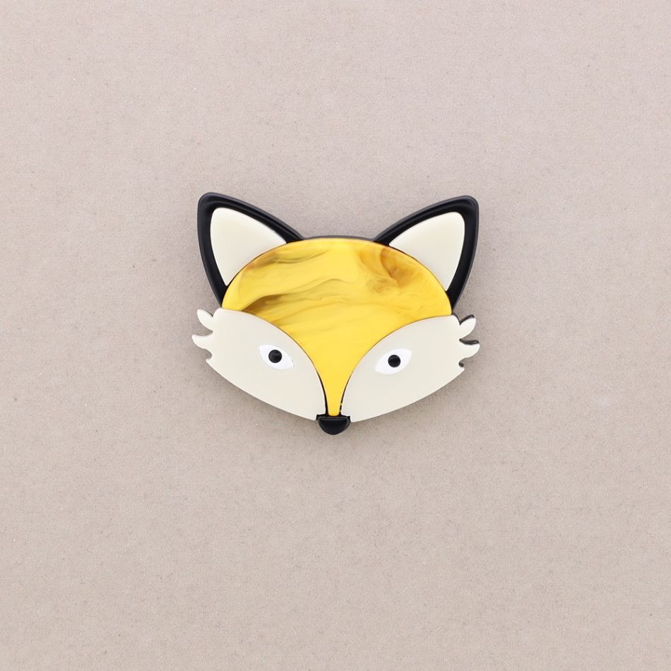 BROCHE ZORRITO RESINA